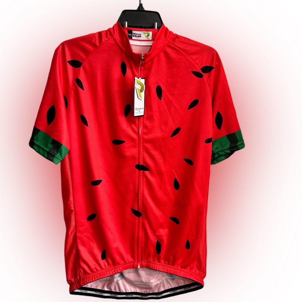 Men's Red Cycling Jersey